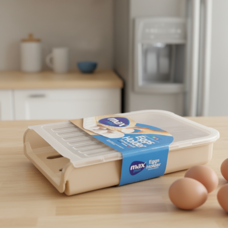 علبة جرار بيض بلاستك ملون 0309 MAX +